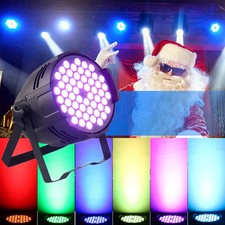 LED RGB Par Can Stage Light DMX DJ Disco Uplighter Party Bar Wash Show Lighting