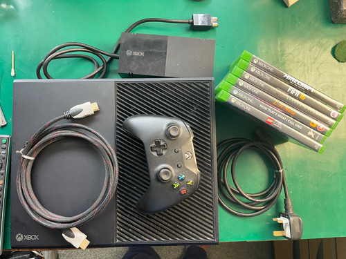 Xbox one black console - xbox, console,