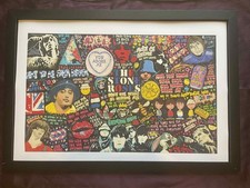 Stone Roses limited edition print by Paul Halmshaw.