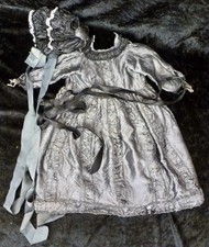 DRESS & BONNET FOR ANTIQUE