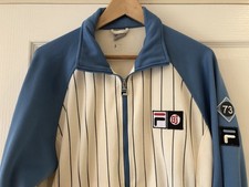 Fila..Bj (Bjorn Borg) Settanta Track Top, Size M/L,