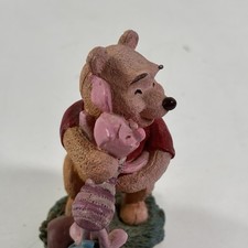 Disney Simply Pooh Winnie + Piglet Hugs Are Better Than Honey Figurine Ornament 