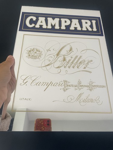 Vintage campari advertising - vintage,