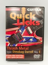 Lick Library DIMEBAG DARRELL QUICK LICKS Thrash Metal Guitar Lessons Video DVD