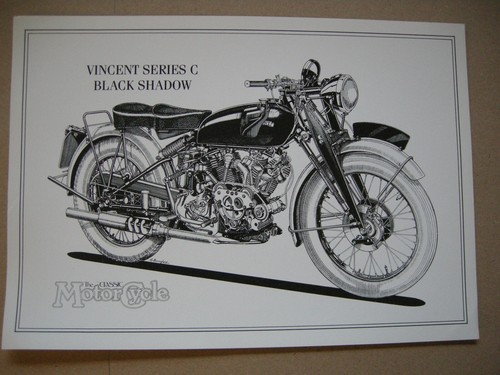 Print vincent black shadow - print,