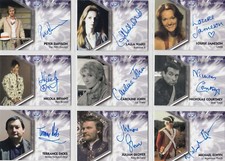 Doctor Who Companions Doctors Villains Trilogy Autograph Costume Card Selection