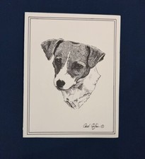 Jack Russell Blank Notecards