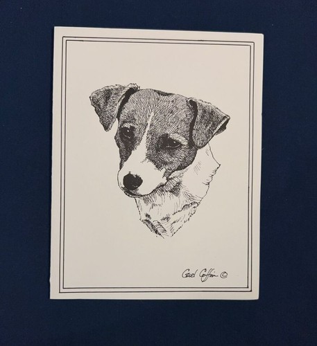 Jack russell blank notecards - jack,