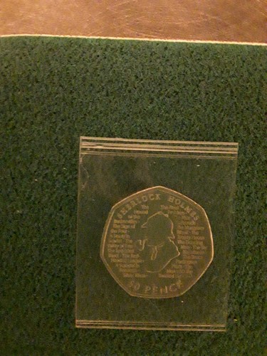 2019 sherlock holmes 50p - 2019,