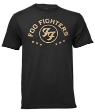 Official Foo Fighters T Shirt Arched Stars Dave Grohl Rock Logo New S to 2XL