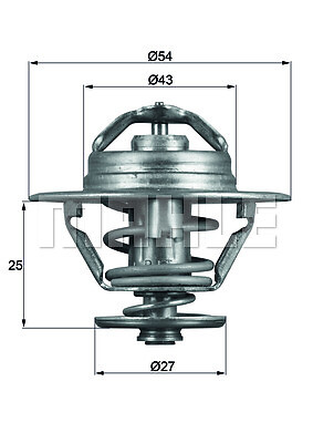 Thermostat coolant mahle tx - coolant,