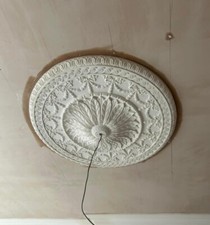 Swag And LeafPlaster Ceiling