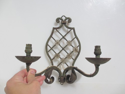 Vintage wrought iron wall - vintage,
