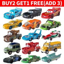 Cars 1 Mater Lightning McQueen Disney Pixar Cars 1:55 Diecast Model Toy Boy Gift