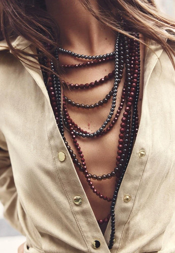 Bnwt multi layered beaded - multi,
