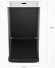 Tower 70 Litre Recycling Sensor Bin - Black
