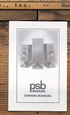 PSB Speakers 11 Page  Owner /