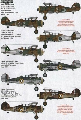 Xtradecal x72183 gloster - xtradecal,