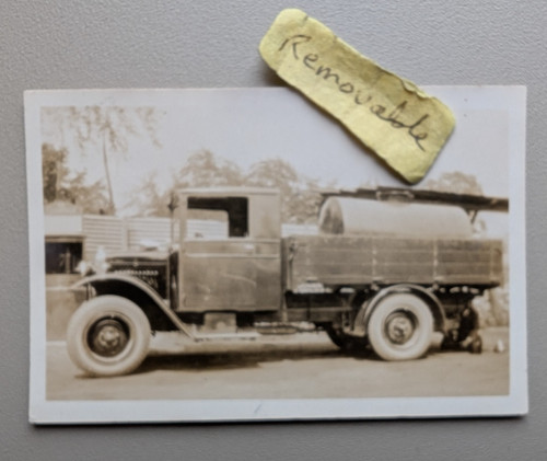 Small old photo truck - photo,