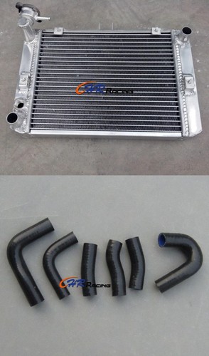 Aluminum radiator black hose - radiator+black,