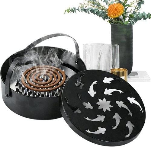 Outdoor mosquito coil holder