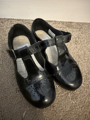 Clarks girls black patent - clarks,
