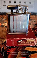 Ronson Whirlwind Lighter Vintage Chrome