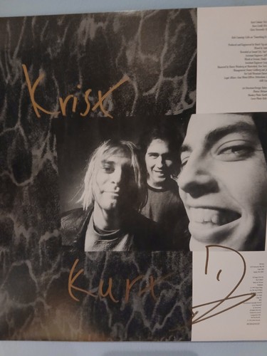 Nirvana signed inner sleeve - nirvana,