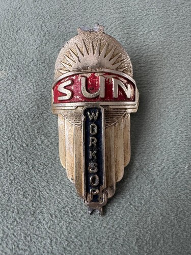 Sun worksop head tube badge - sun,