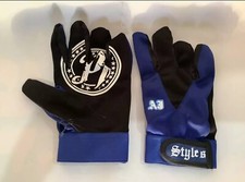 NEW AJ STYLES Replica Wrestling Authentic Gloves.Authentic Superstar Merchandise