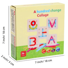 Wooden Letter Builder Board