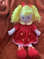 Blonde Wool Hair Rag Doll