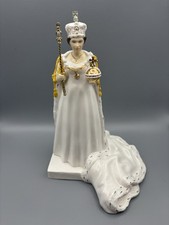 Coalport Bone China Figurine Her Majesty Queen Elizabeth II Diamond Jubilee 2012