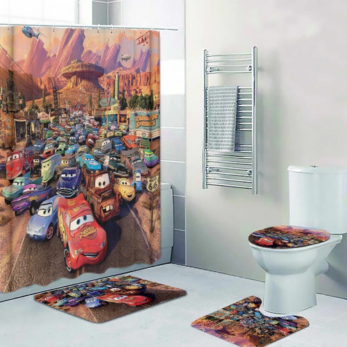 Cars characters print - print, shower
