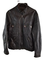 HACKETT Brown Leather Bomber