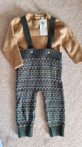 Boys dungarees set - boys, bnwt