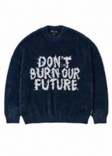 Ajobyajo Fluffy Warm Sweater Jumper for women size M （165-170cm）navy blue