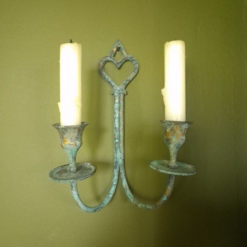 Pair vintage verdigris - vintage,