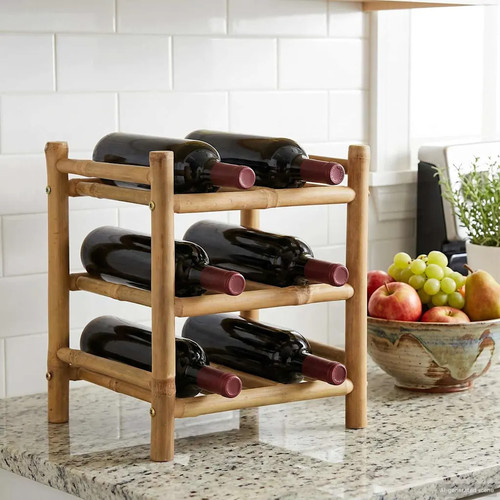 Walplus bamboo wine rack - walplus,