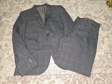 Mens Next Grey Checked Suit
