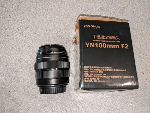 Yongnuo 100mm lens - f2,