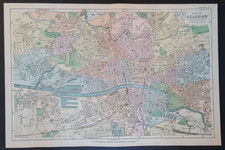 Antique 1895 Map - Plan of