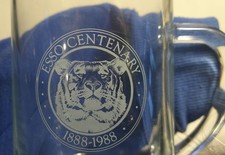 Vintage Etched Esso Tiger