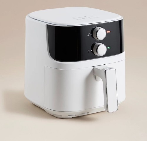 White manual air fryer - air,