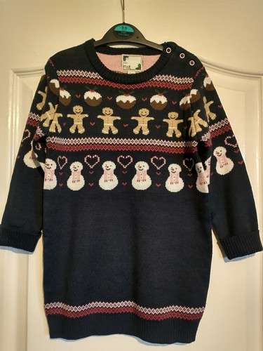 Girls navy gingerbread - navy,