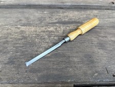 Vintage 3/8” Marples Bevel Edge Firmer Wood Chisel Carpenters Old Tool￼