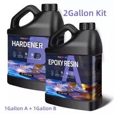 1:1 Ratio Epoxy Resin Crystal Clear food safe Fast Cure 500ML/1L/2L/4L/8L Kit