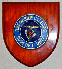 Royal Air Force Mobile Catering Support Unit mess wall plaque shield RAF MCSU  *
