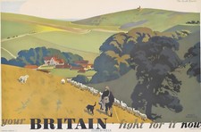 BRITAIN fight for it now World war 2 poster United Kingdom England 1942 print