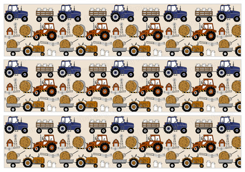 Tractor farm cake - tractor, topper